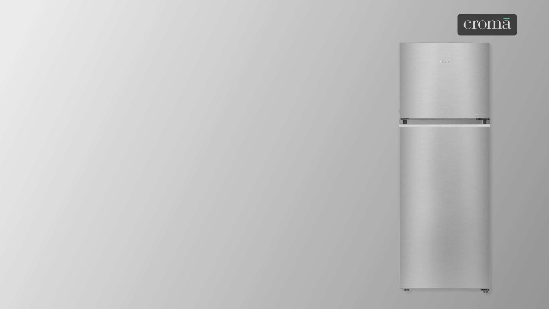 Haier 328 Litres 3 Star Frost Free Double Door Convertible Refrigerator with Triple Inverter Technology (HRF-3783BIS-P, Inox Steel)