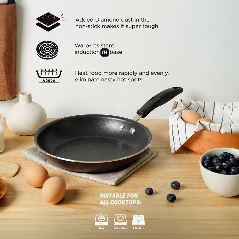 Meyer Merlot Non-Stick Open Frypan, 28cm