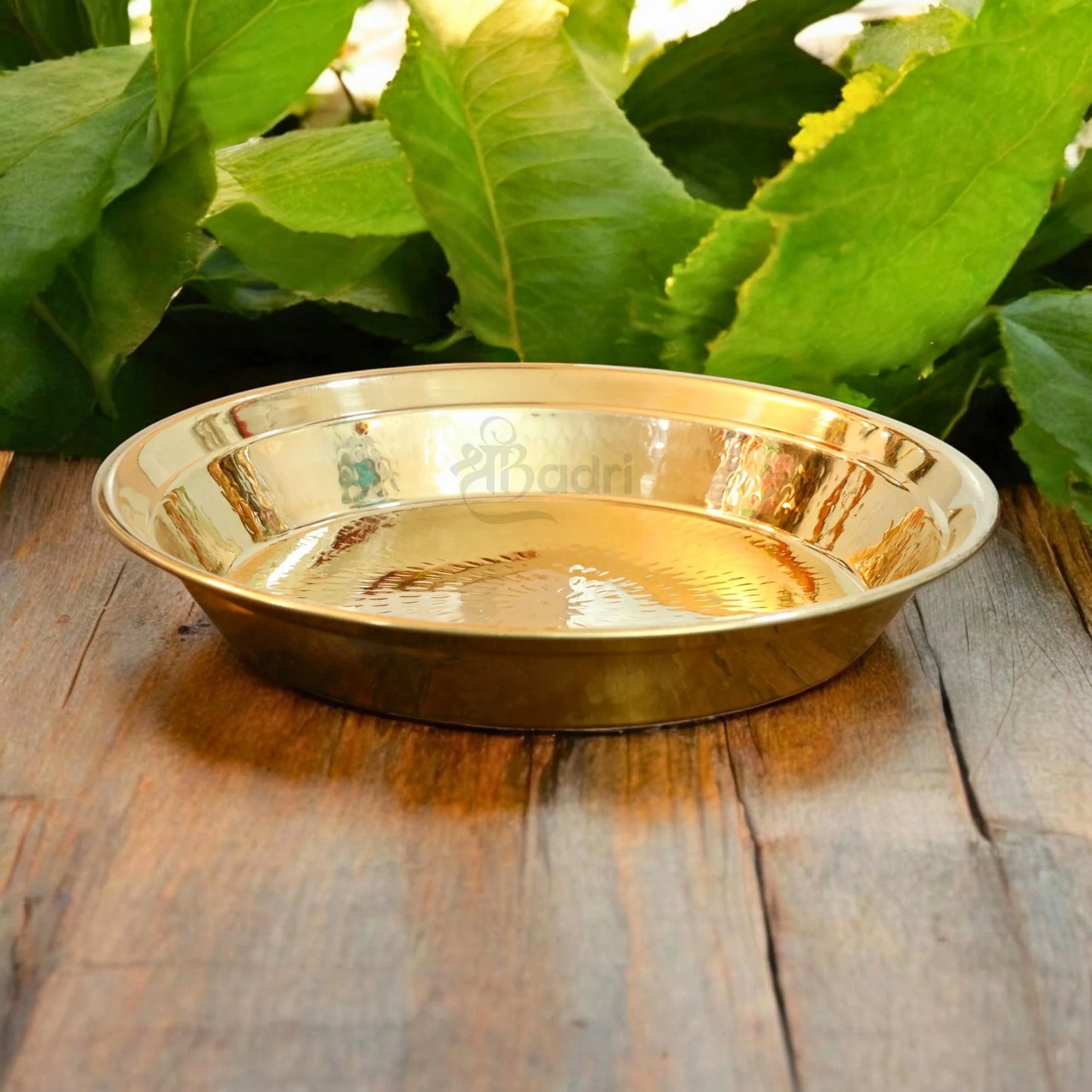 Shribadri Pure Brass Parat for Kneading Dough – Heavy Quality Roti Atta Mixing Plate