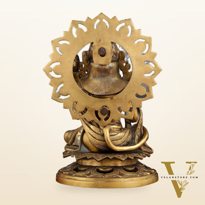 Pure Brass antique finish Lord Hanuman Statue - 18 inch