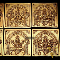 Pure Brass Ashtalakshmi Wall Hangings – Large Set 7"