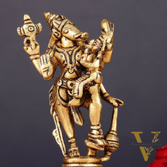 Pure Brass Bhu Varaha Swamy Idol 5"