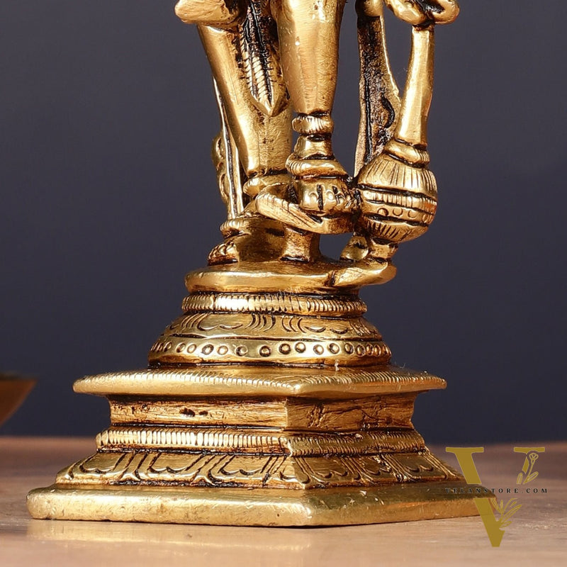 Pure Brass Bhu Varaha Swamy Idol 5"