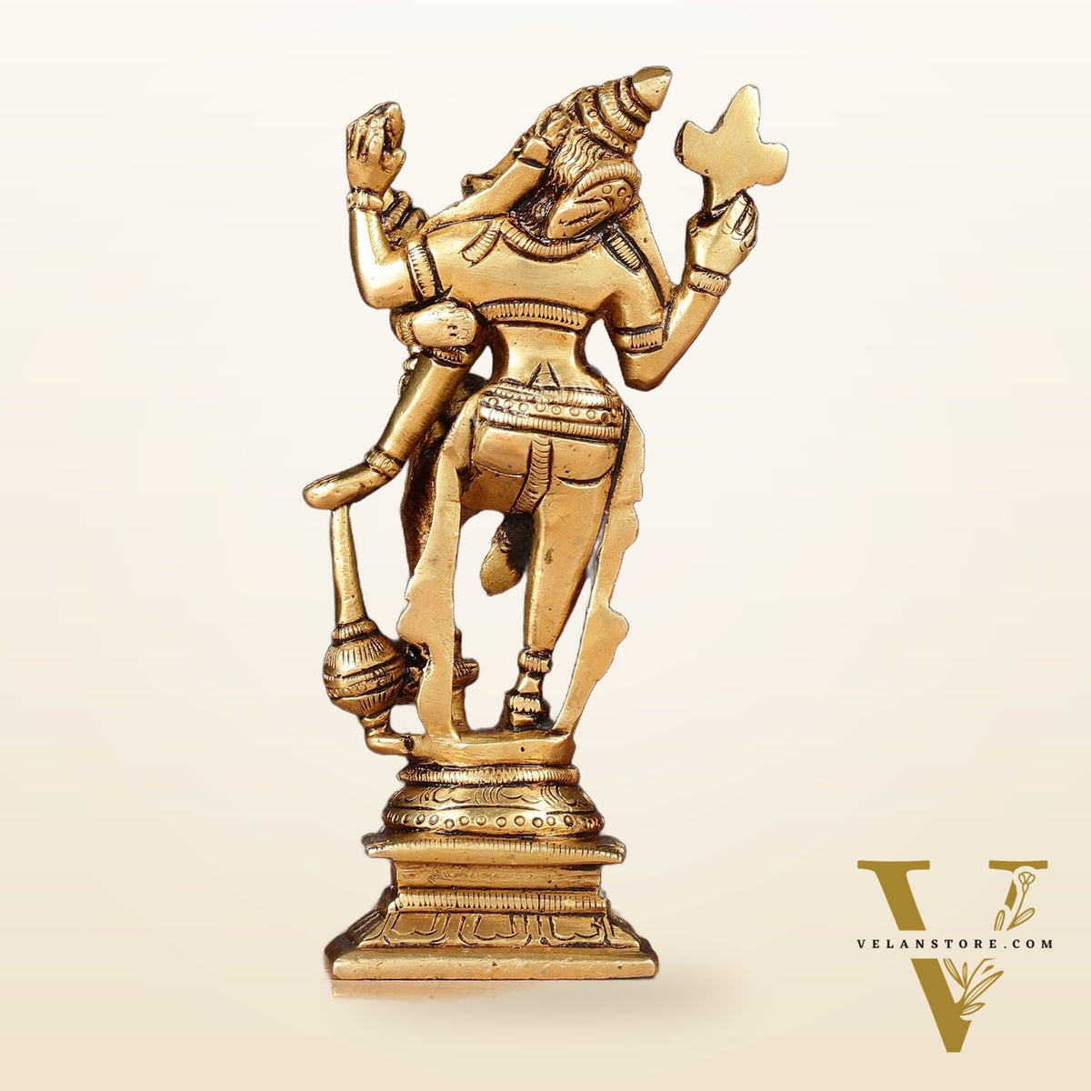 Pure Brass Bhu Varaha Swamy Idol 5"