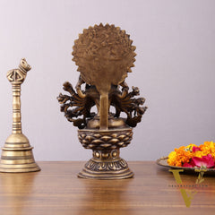 Pure Brass Buddhist Durga Mother of All Buddha's Statue – 11.5