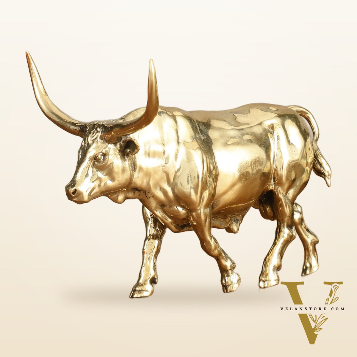 Pure Brass Bull Showpiece Vastu Special - 3.5 in Height