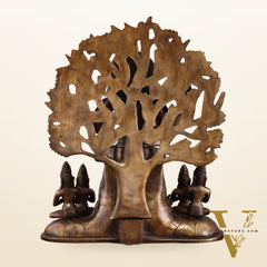 Pure Brass Dakshinamurthy Statue 18" large