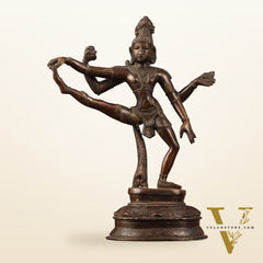 Pure Brass Dancing Shiva statue | 14" Height