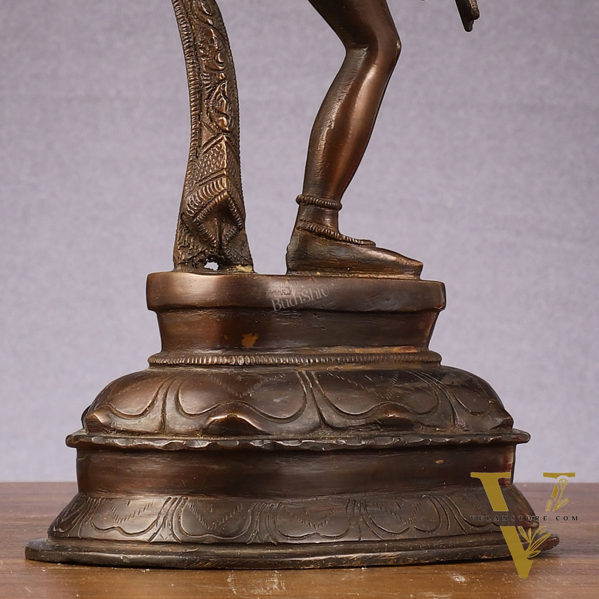 Pure Brass Dancing Shiva statue | 14" Height