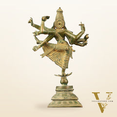 Pure Brass Dancing Vishnu avatar vamana 16 inch