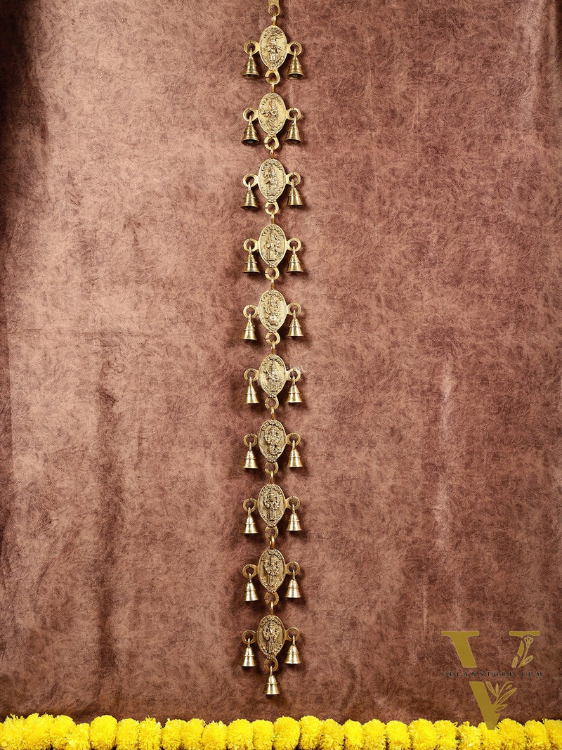 Pure Brass dashavatar wall hanging belt 48 inch