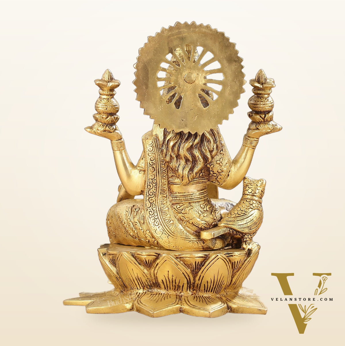 Pure Brass Dhan Lakshmi Idol -11 inch height