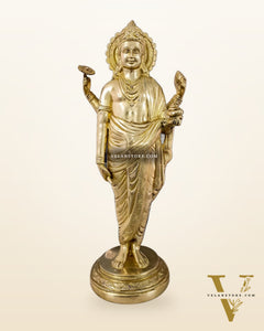 Pure Brass Dhanvantari Idol 18 inch