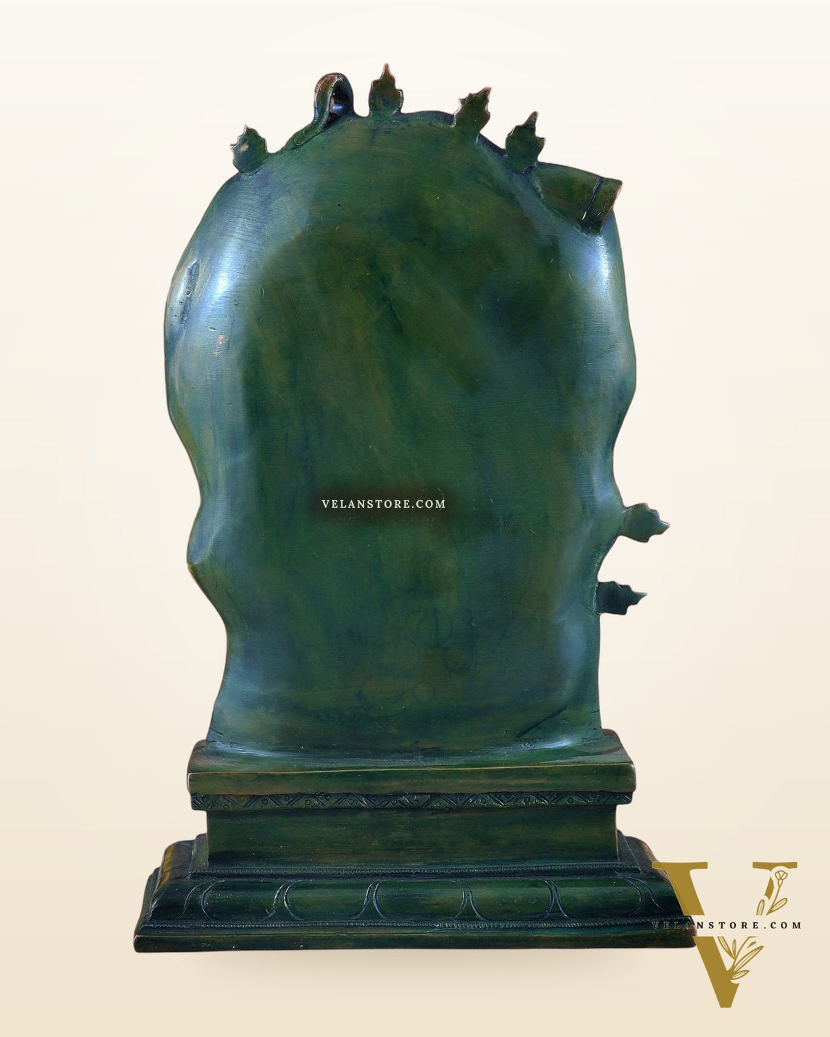 Pure Brass Gajasurasamhara Shiva Idol dancing shiva Green Finish