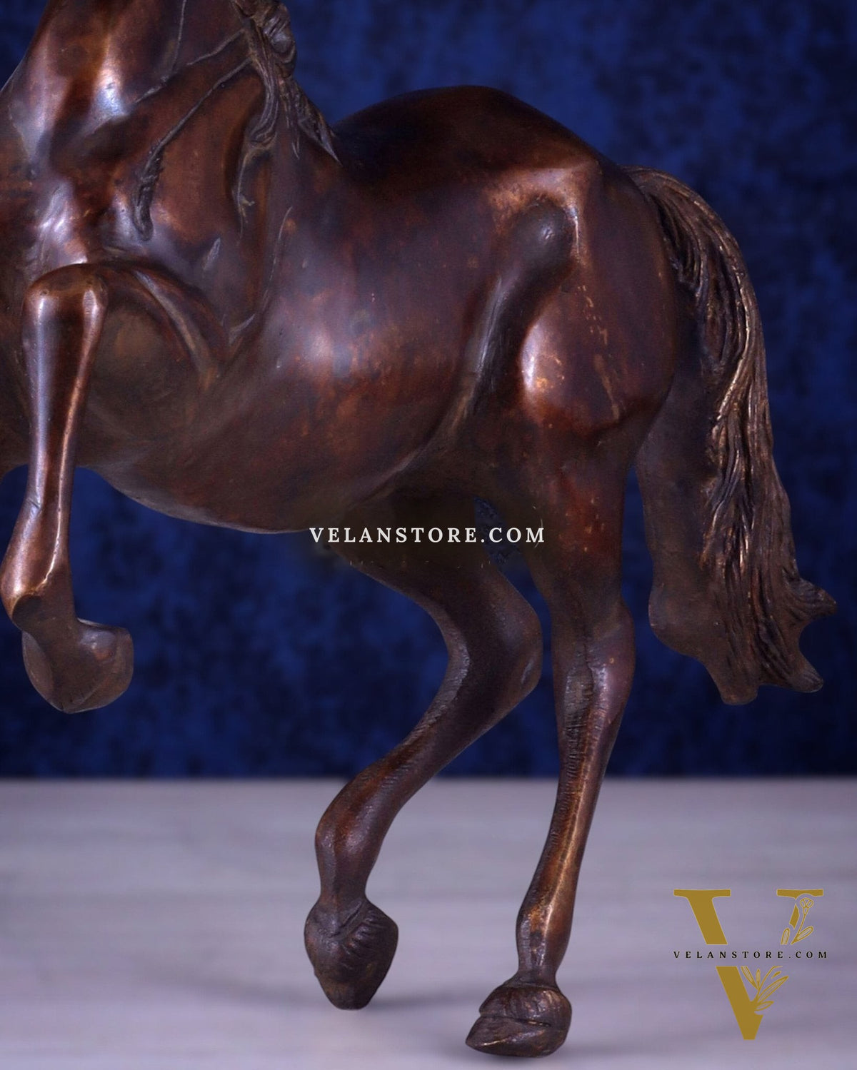 Pure Brass Galloping Horse Feng Shui Approved Statue