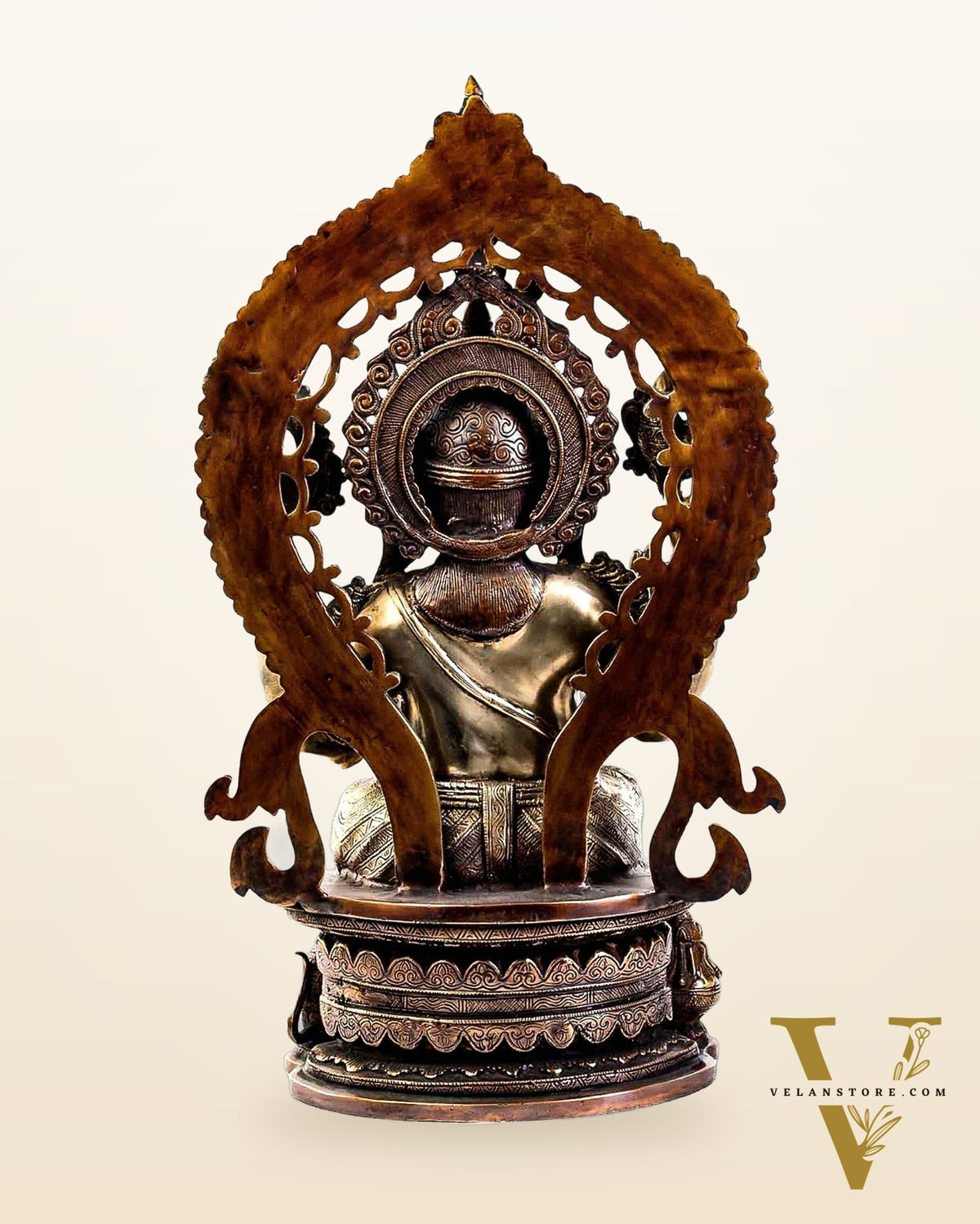 Pure Brass Ganesha Idol | Superfine Three Tone Finish 26"