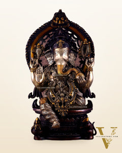 Pure Brass Ganesha large Idol 26 inch