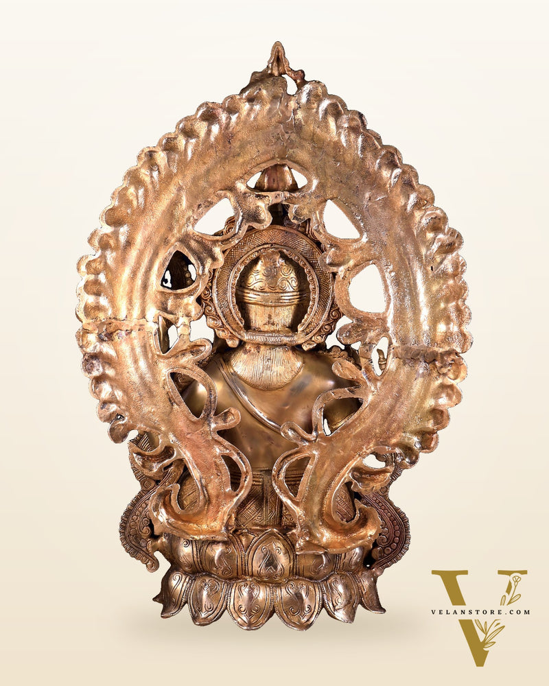 Pure Brass Ganesha large Idol 26 inch