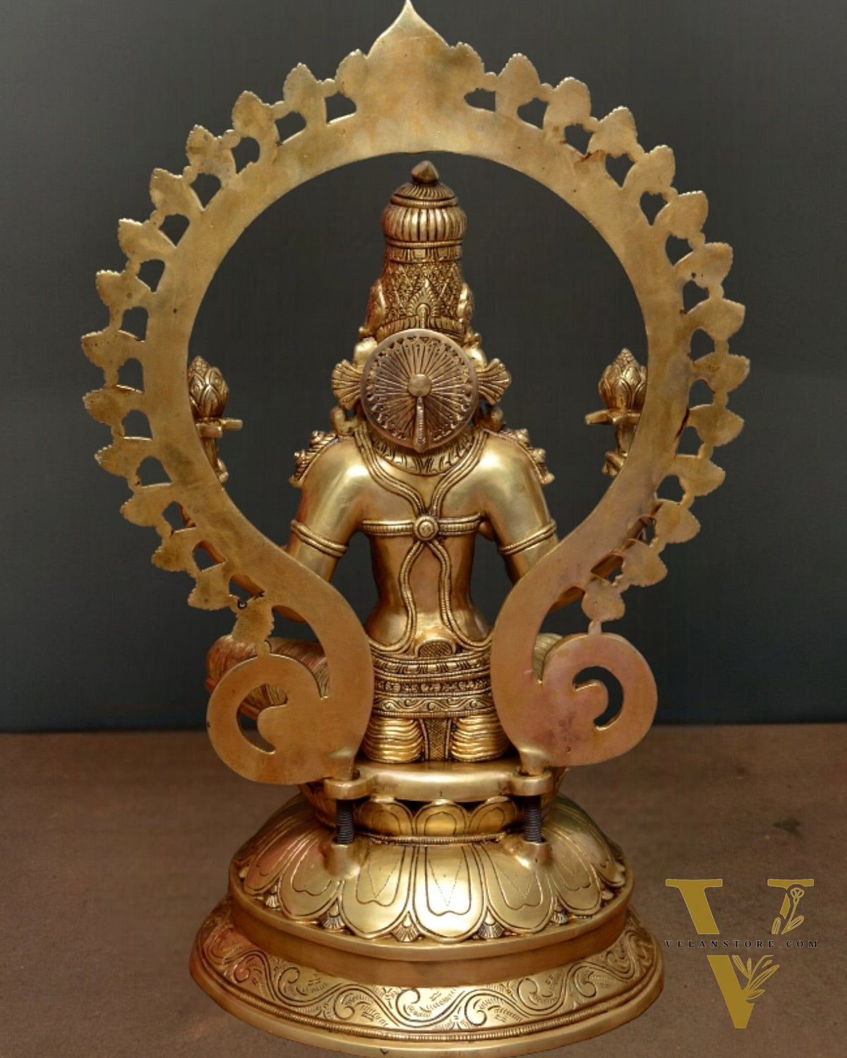Pure Brass Goddess Lakshmi Superfine Idol 28"