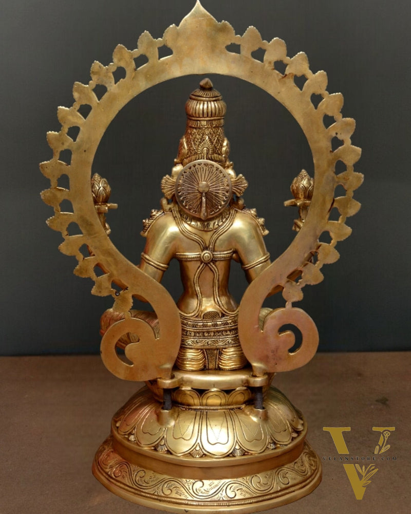 Pure Brass Goddess Lakshmi Superfine Idol 28"