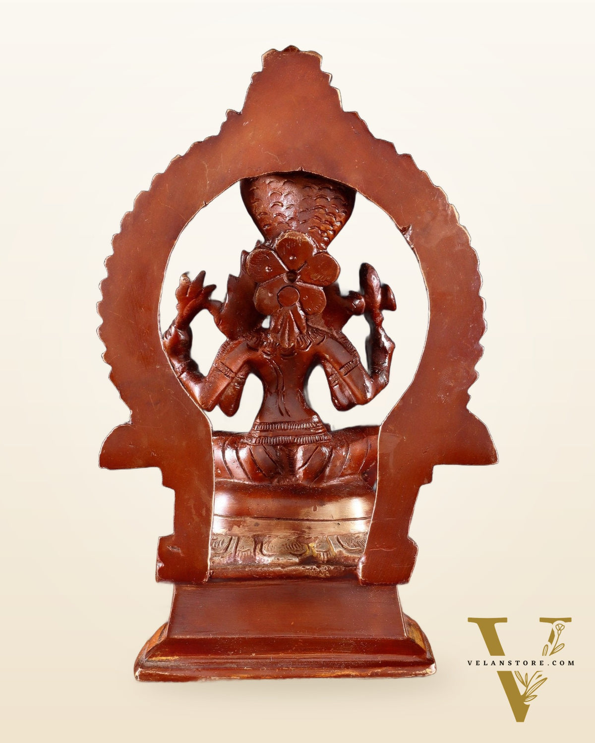 Pure Brass Goddess Mariamman Idol 6.75" dual tone