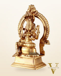 Pure Brass Goddess Mariamman Idol 6.75"