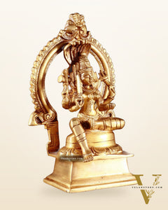 Pure Brass Goddess Mariamman Idol 6.75"
