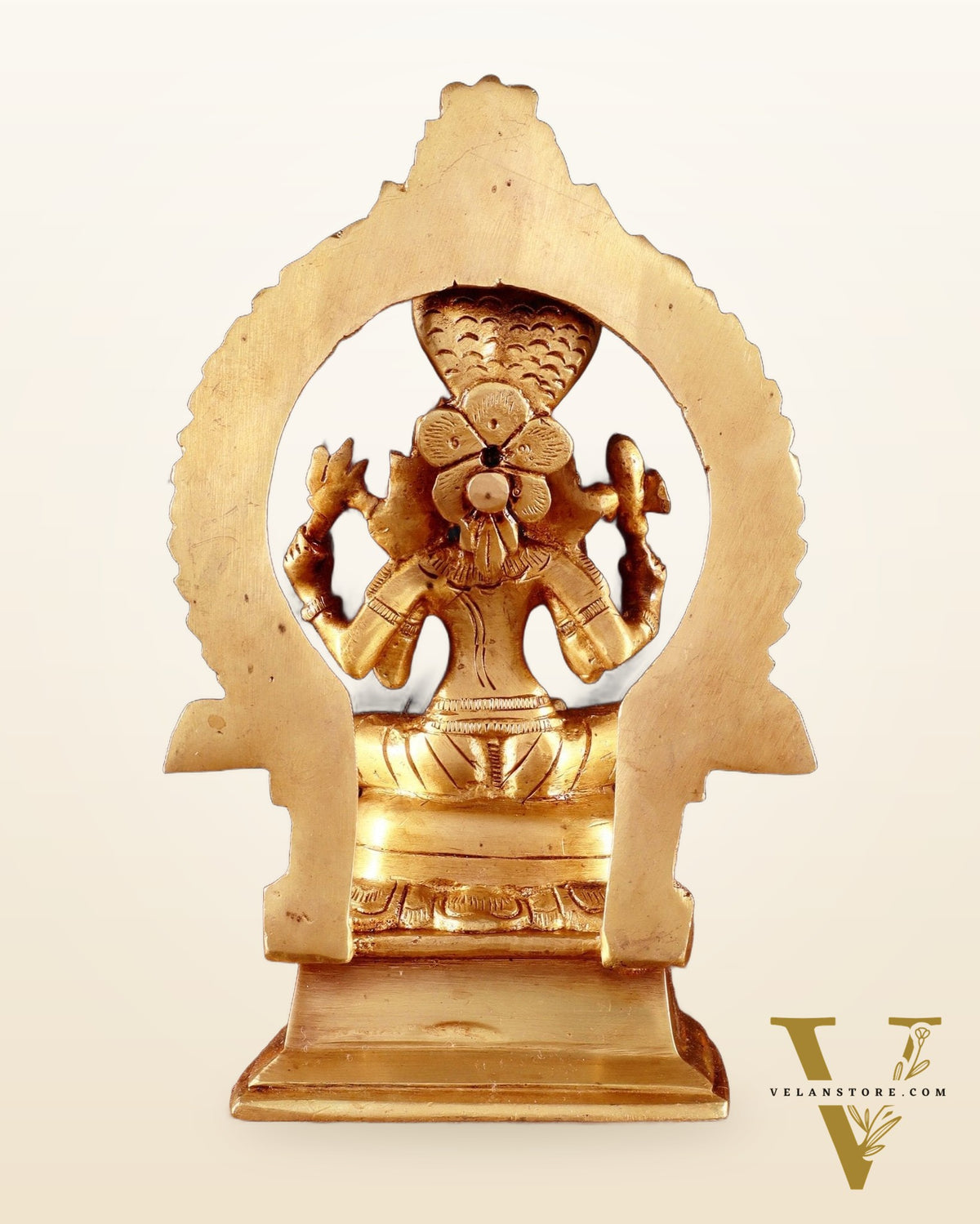 Pure Brass Goddess Mariamman Idol 6.75"