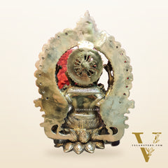 Pure Brass Handcrafted Ganesha Idol - 15.5" Height