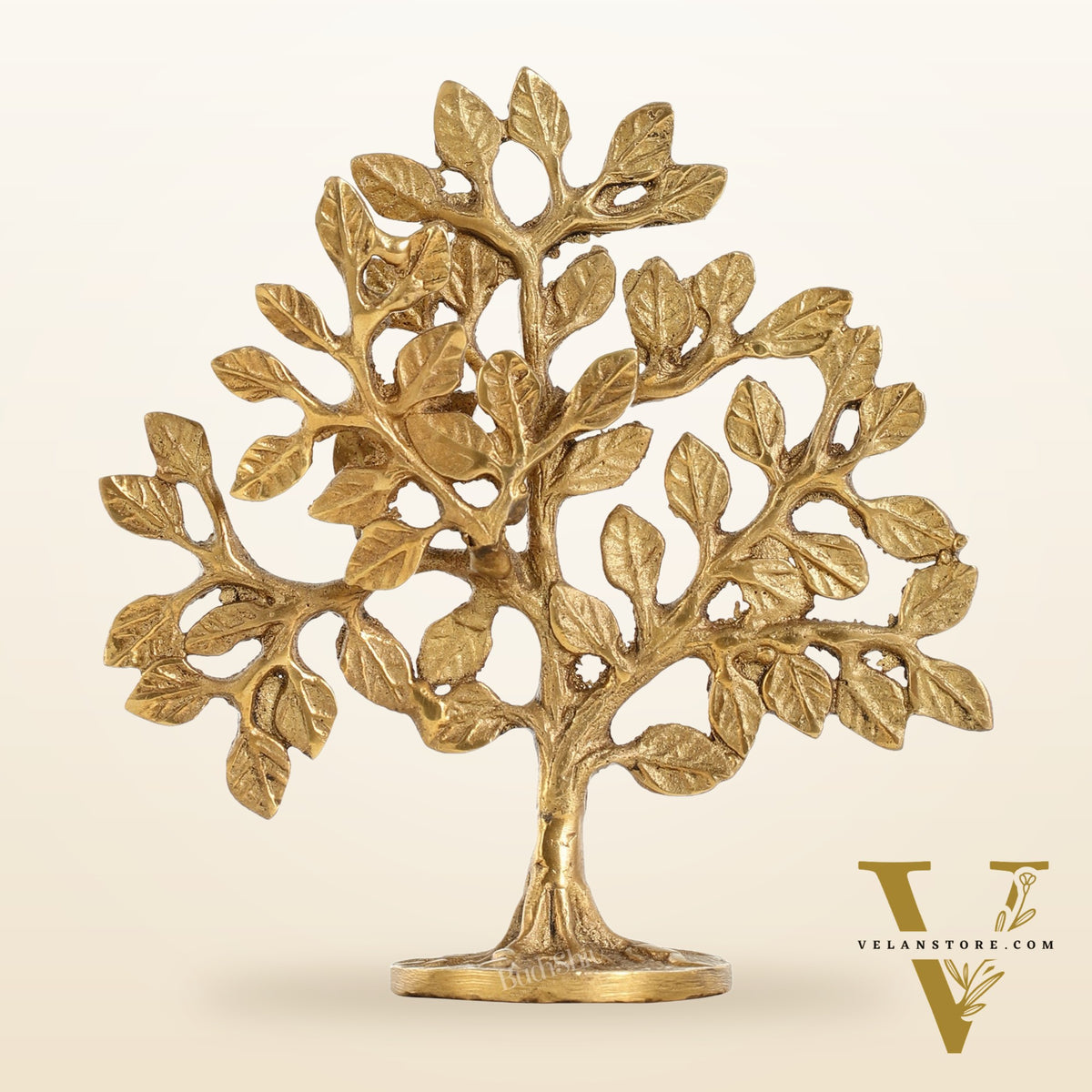 Pure Brass Handcrafted Kalpavriksha Tree - Table Standing 6"