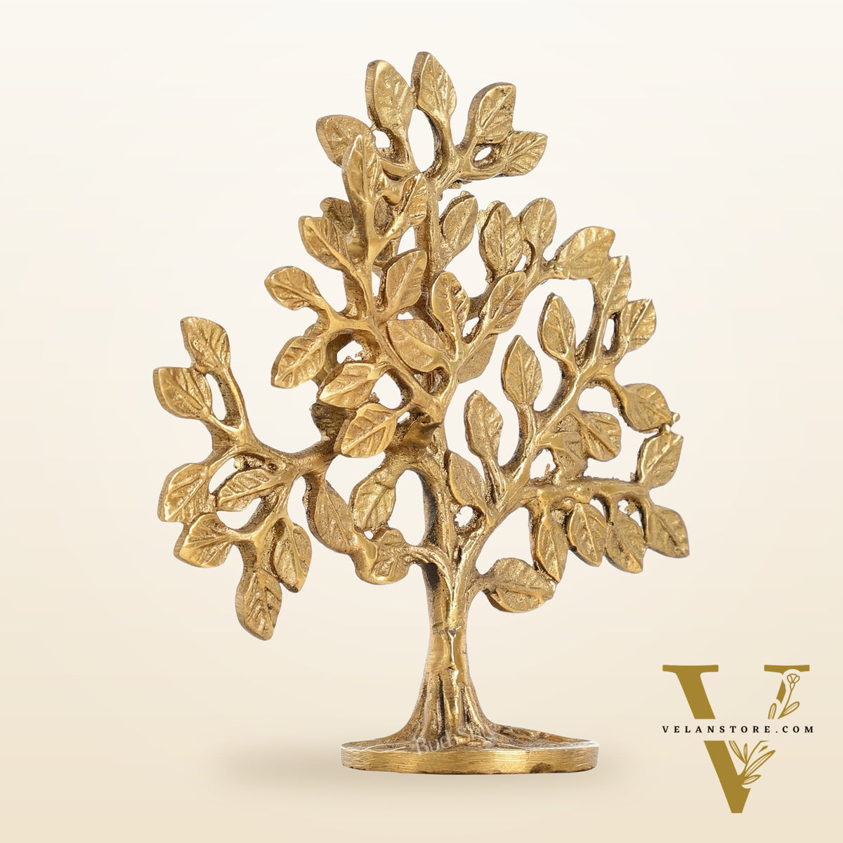 Pure Brass Handcrafted Kalpavriksha Tree - Table Standing 6"