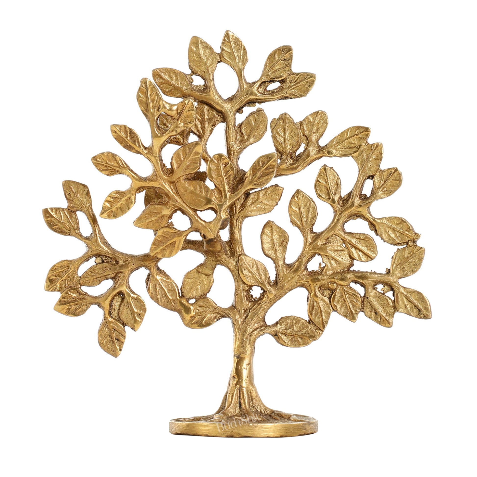 Pure Brass Handcrafted Kalpavriksha Tree - Table Standing 6"