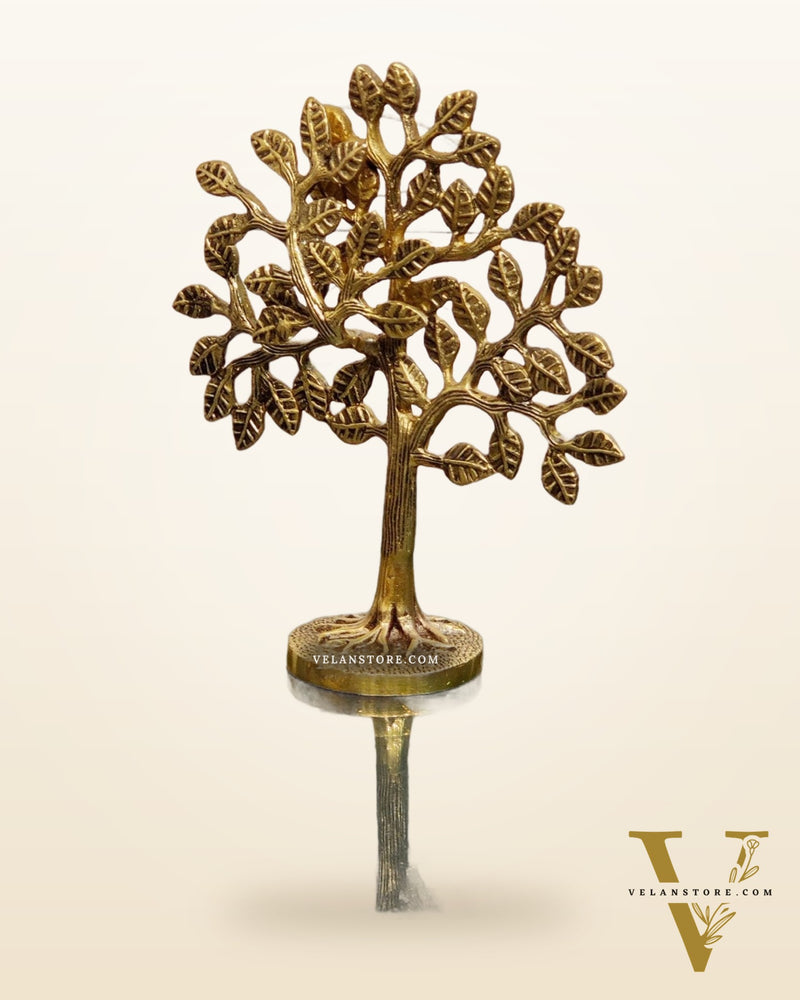 Pure Brass Handcrafted Kalpavriksha Tree - Table Standing 7"