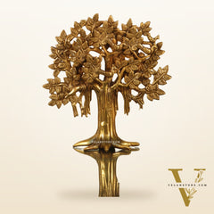 Pure Brass Handcrafted Kalpavriksha Tree - Table Standing 9"