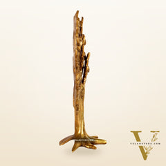 Pure Brass Handcrafted Kalpavriksha Tree - Table Standing 9"
