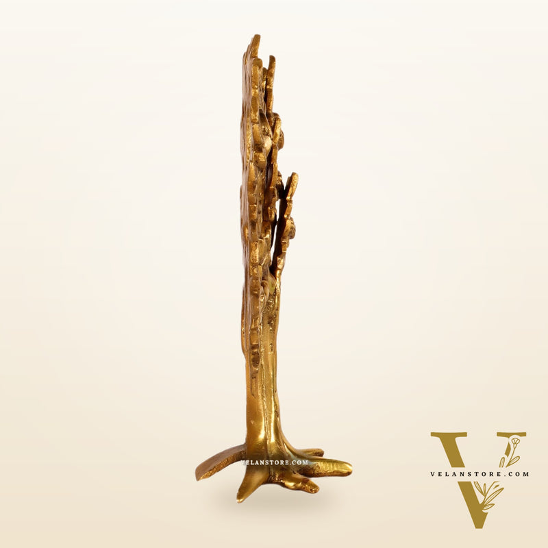 Pure Brass Handcrafted Kalpavriksha Tree - Table Standing 9"