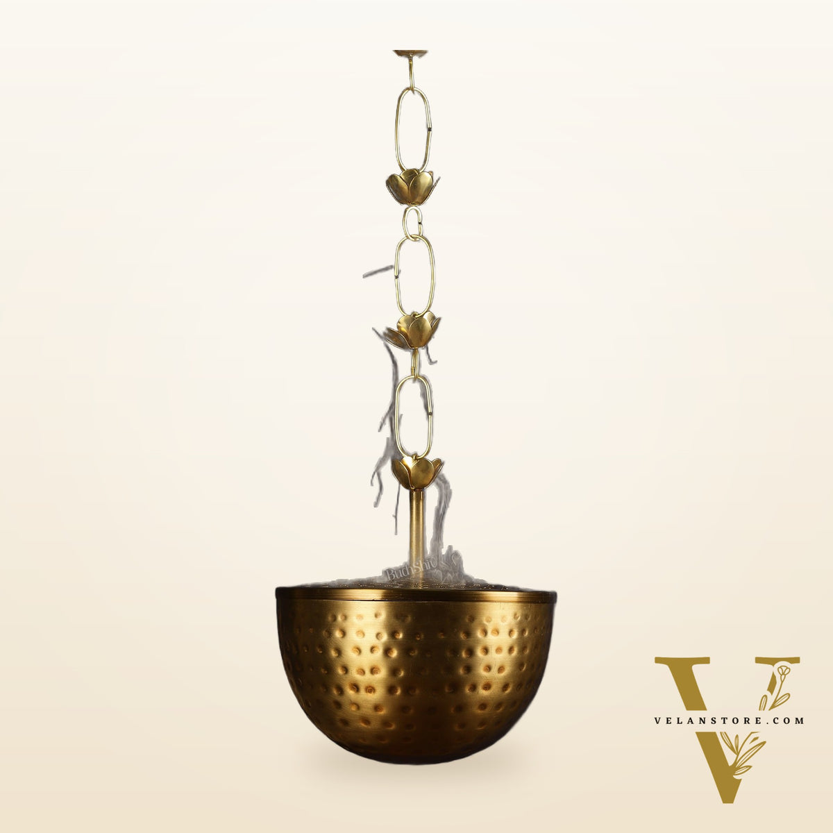 Pure Brass Hanging Lobandaan Dhoop Burner large