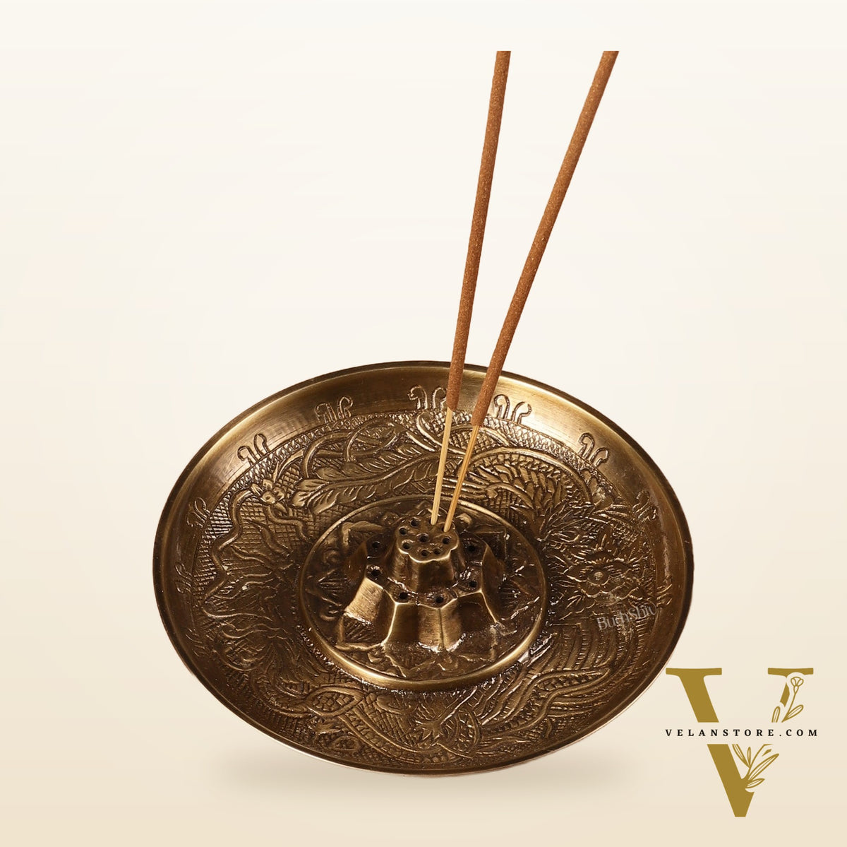 Pure Brass Incense Holder Agarbatti Stand 5"