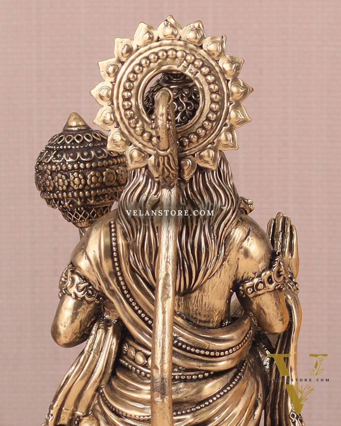 Pure Brass Intricately Crafted Hanuman 6 inch