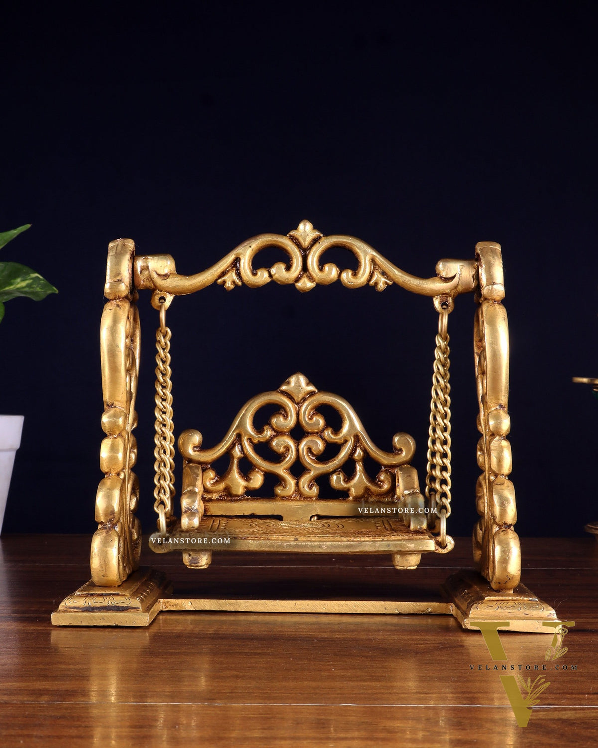 Pure Brass Jhoola Swing for God Idols 7.5 inch