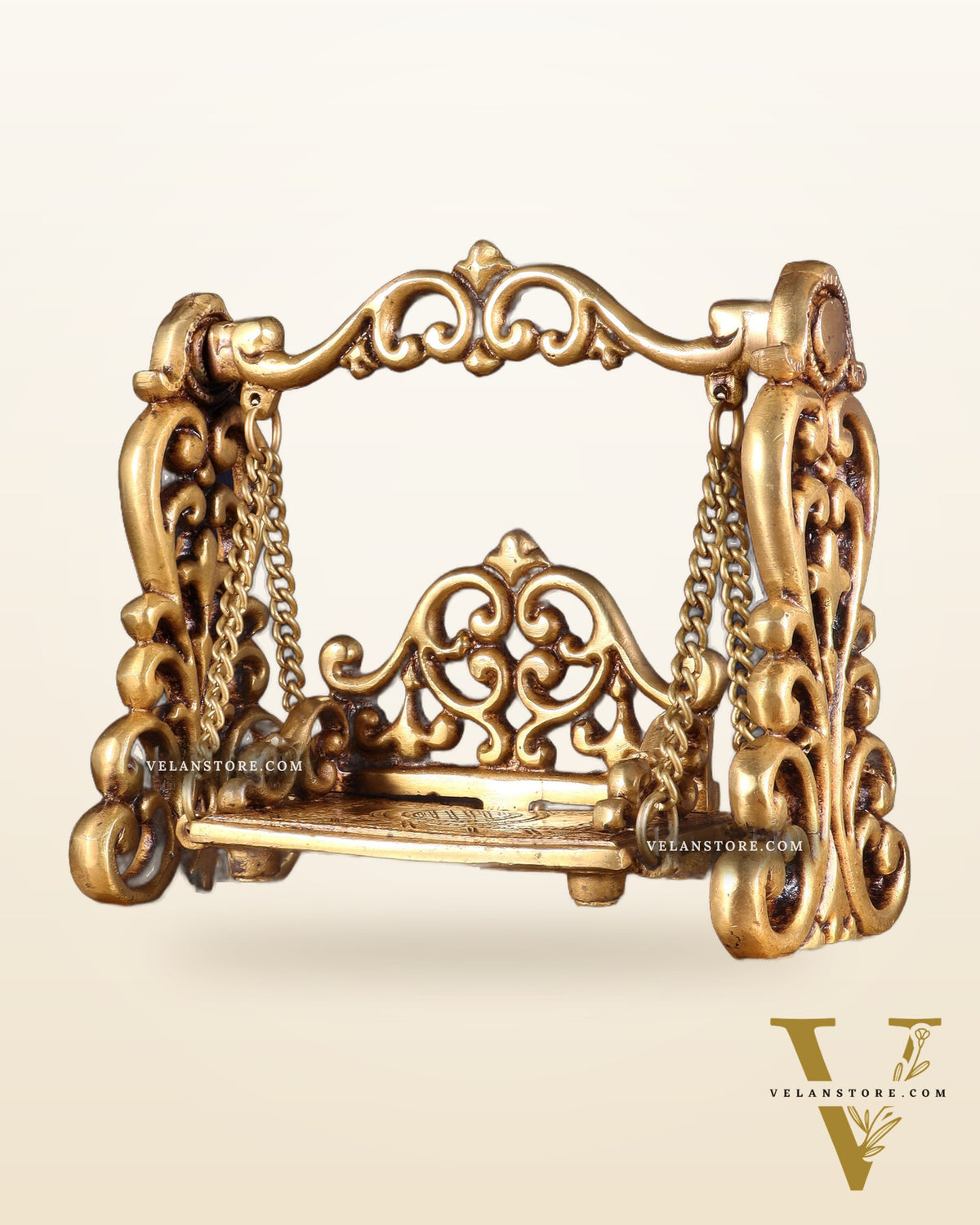 Pure Brass Jhoola Swing for God Idols 7.5 inch
