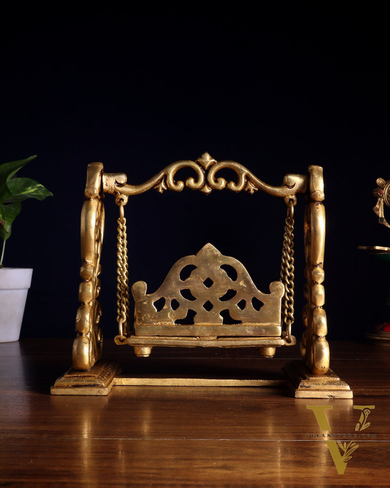 Pure Brass Jhoola Swing for God Idols 7.5 inch