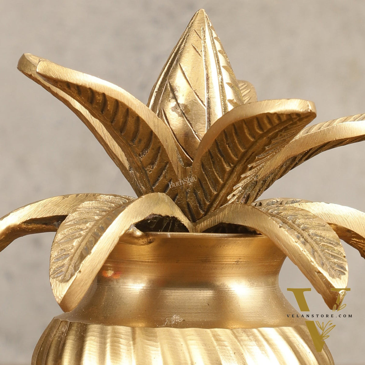 Pure Brass Kalash - 5" | Traditional Elegance