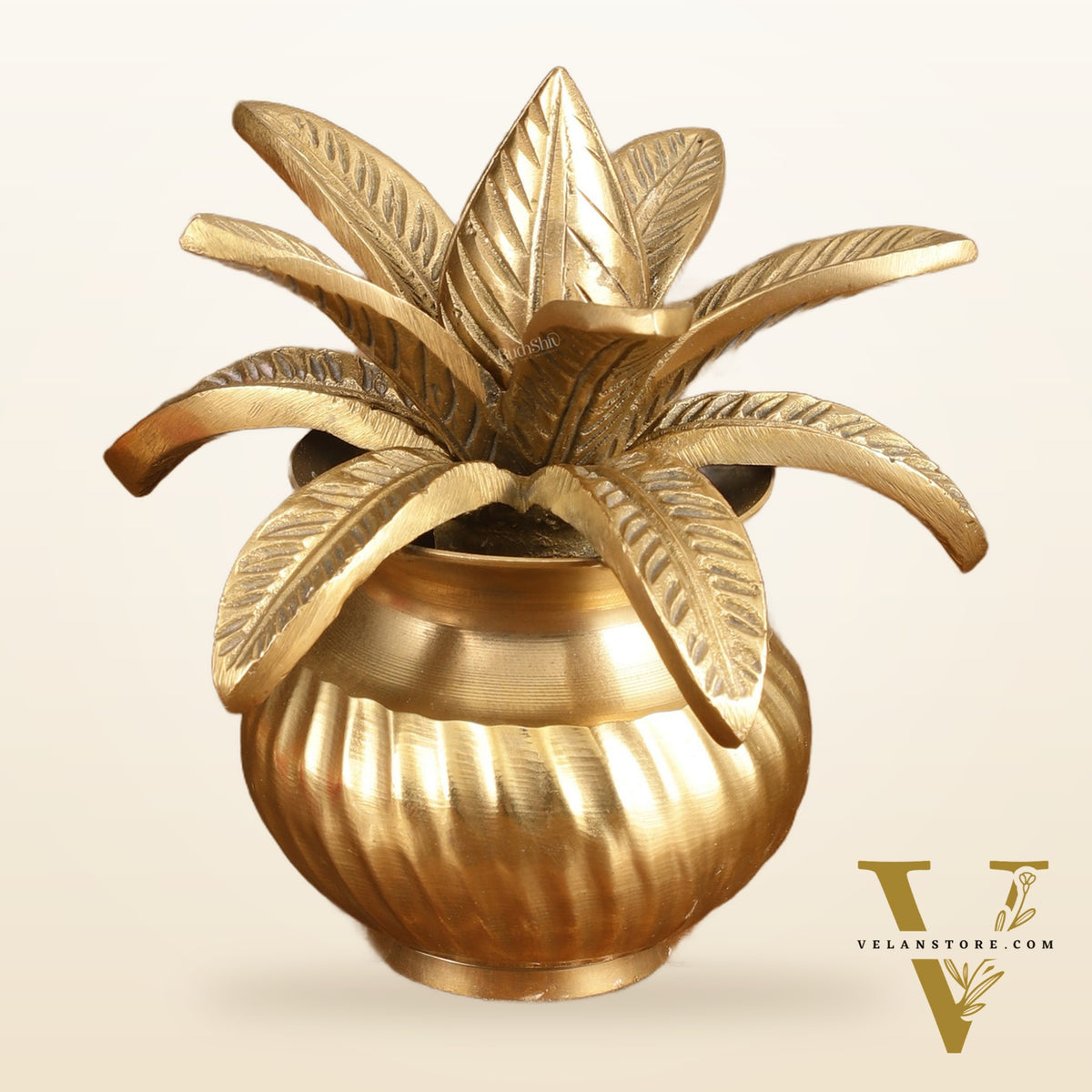 Pure Brass Kalash - 5" | Traditional Elegance