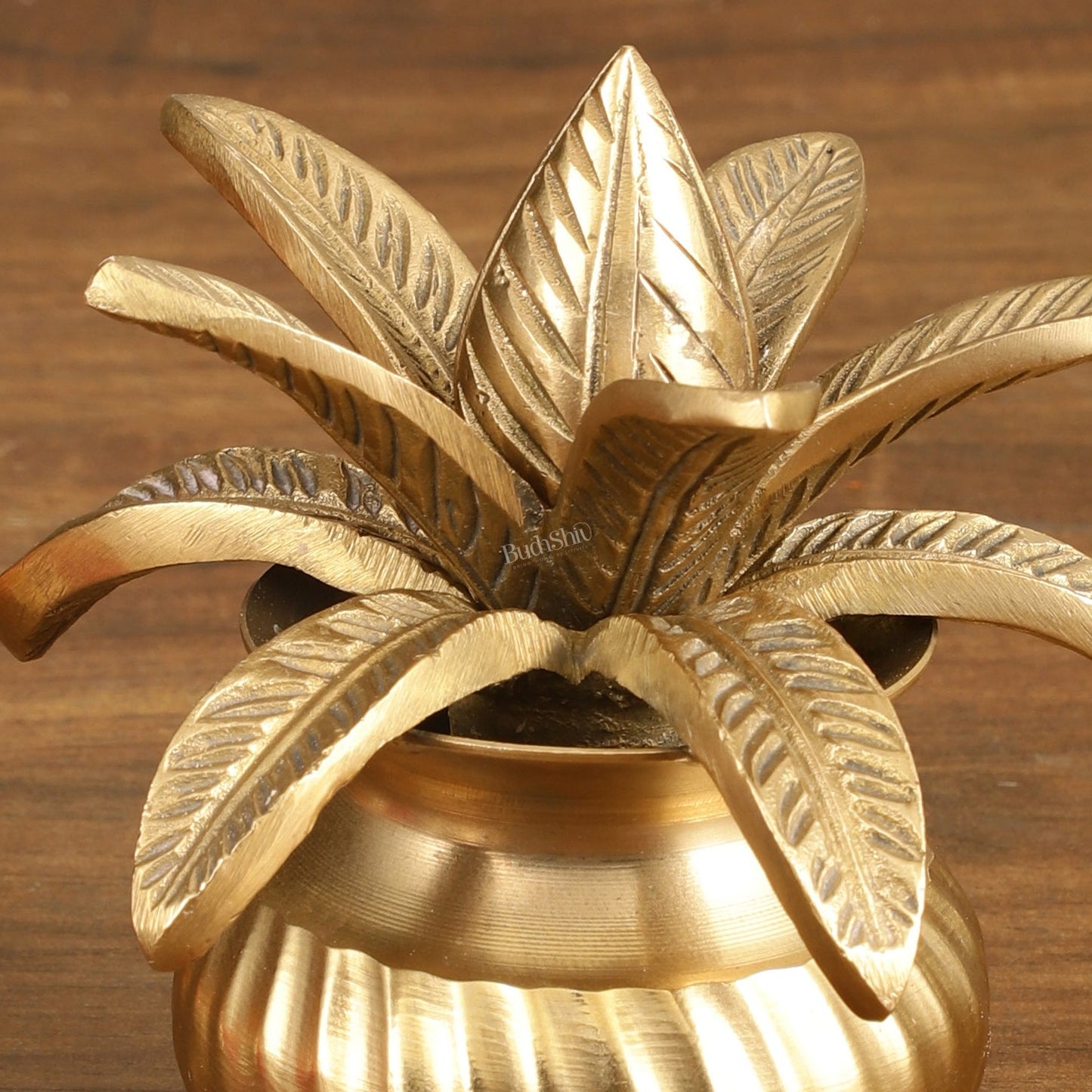 Pure Brass Kalash - 5" | Traditional Elegance