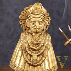 Pure Brass Khatu Shyam Idol - 6.5" Height