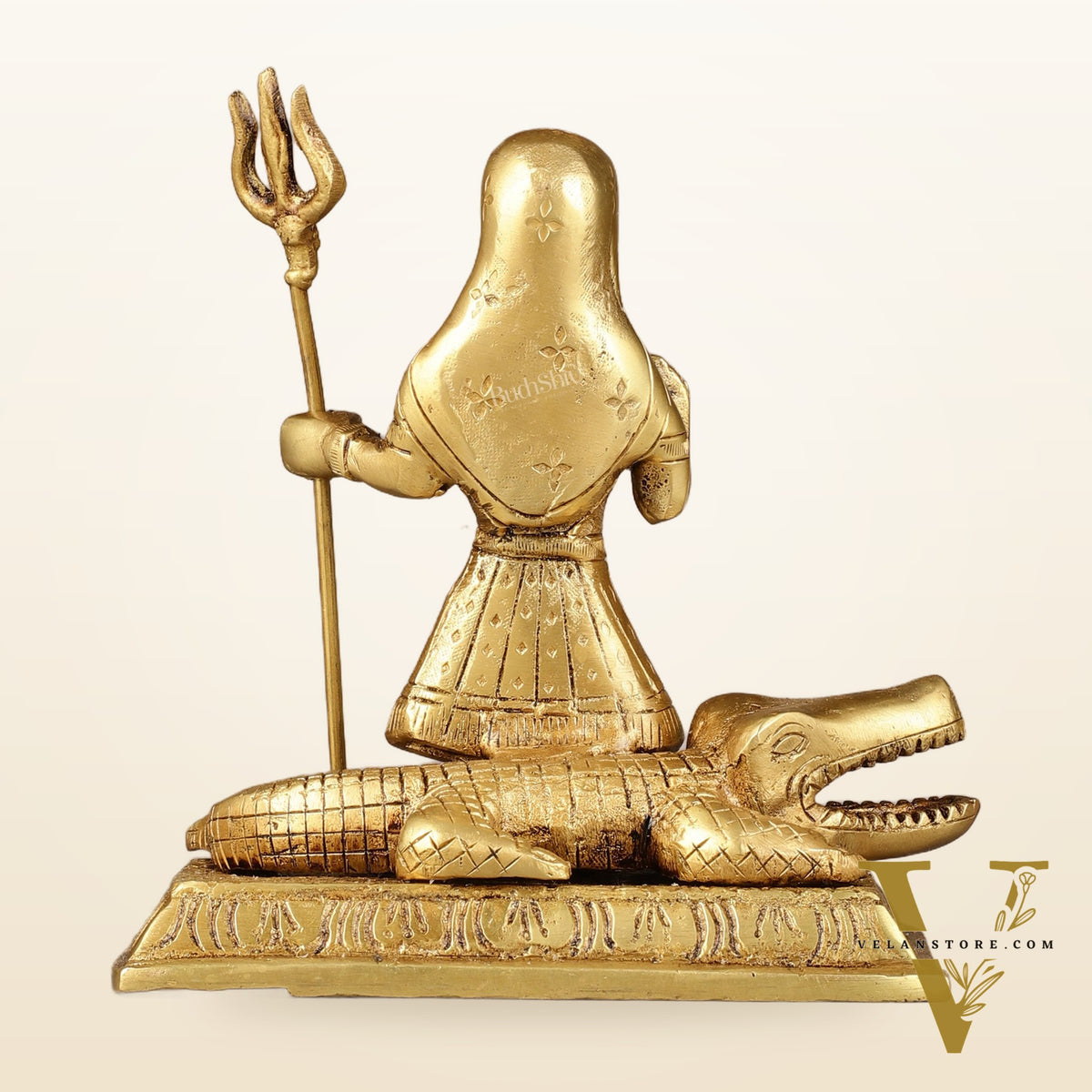Pure Brass Khodiyar Mata Idol - 6.5 "