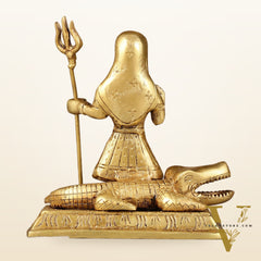 Pure Brass Khodiyar Mata Idol - 6.5 "