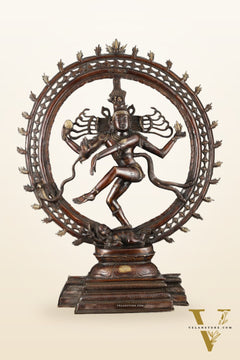 Pure Brass Large Nataraja Statue | 35"