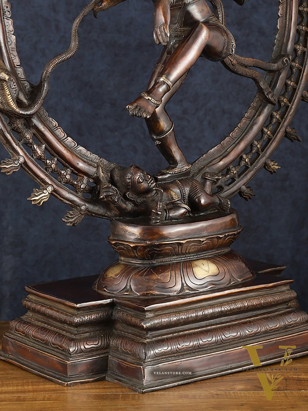 Pure Brass Large Nataraja Statue | 35"